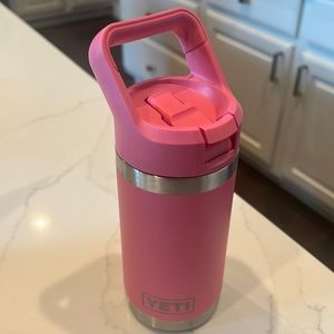 YETI Rambler 18 oz Bottle, Vacuum Insulated, Stainless Steel with Straw Cap